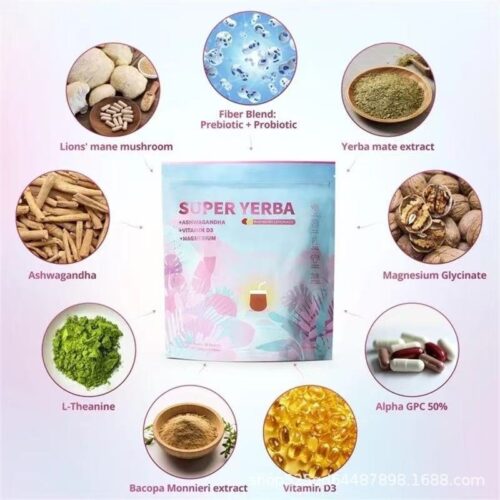 Probiotic Instant Yerba Mate Electrolyte Powder
