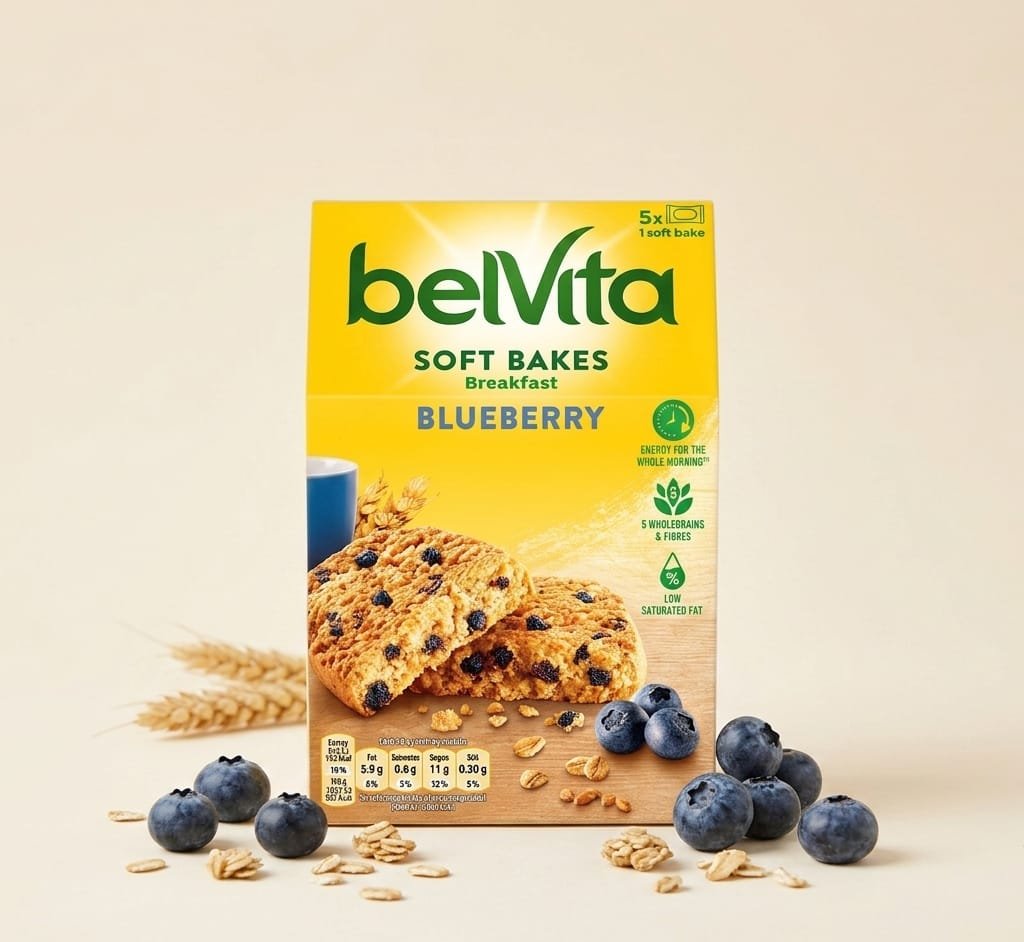 Belvita Breakfast Biscuits Soft Bakes Filled Blueberry