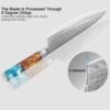 XITUO 1-9Pcs Damascus Chef Knife
