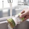 Automatic Liquid Dispensing Dish Brush