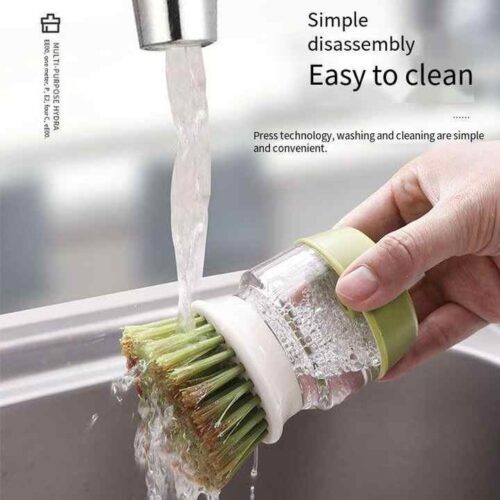 Automatic Liquid Dispensing Dish Brush