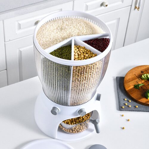 O1CN019iHhGs1dRImPNNJ5Z_2208287723732-0-cib.jpg Rotating Insect-Proof Sealed Rice Bucket