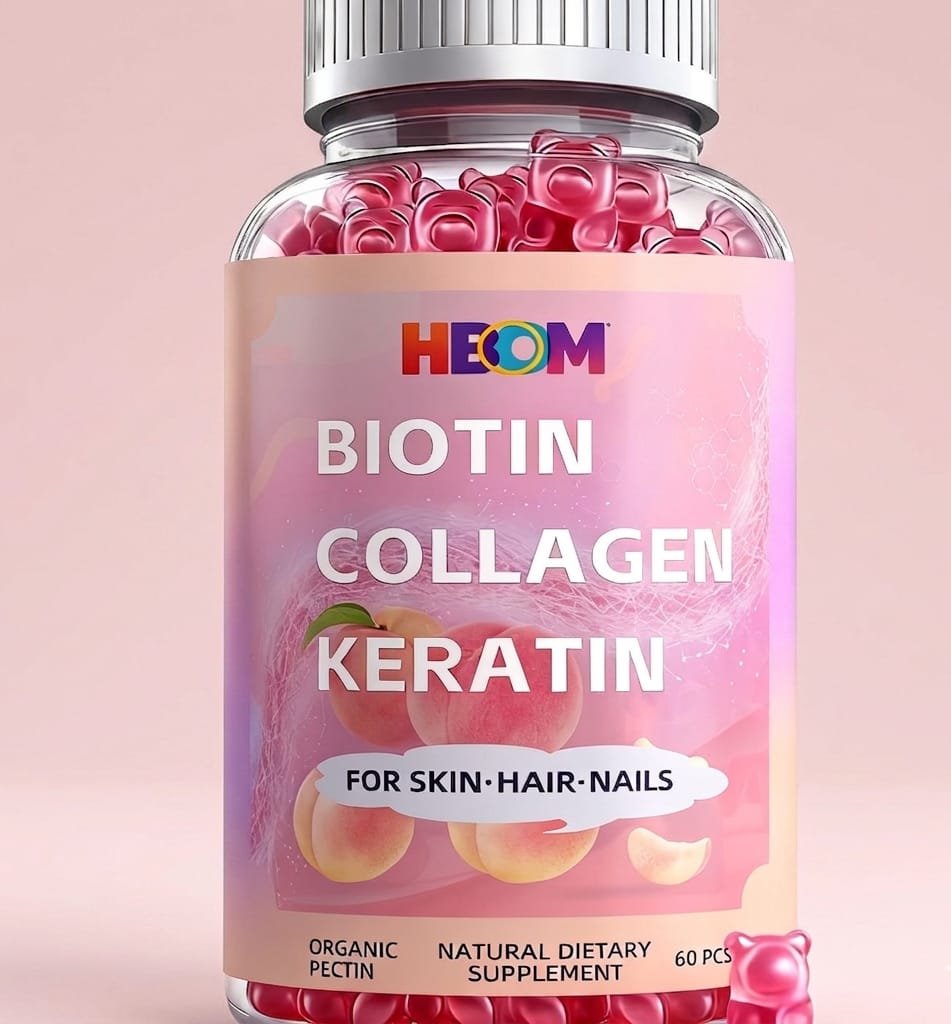 Max Strength Biotin Vegan Hair Growth Gummies